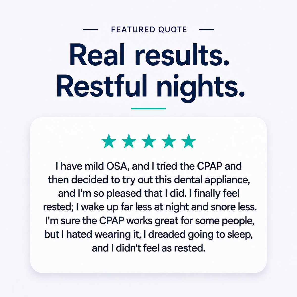 Reemia™ Anti-Snoring Mouthpiece for CPAP-wearers