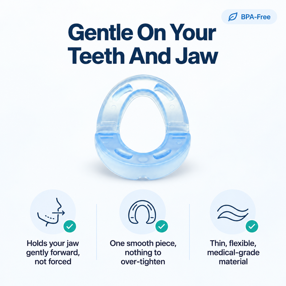 Reemia™ Anti-Snoring Mouthpiece for CPAP-wearers
